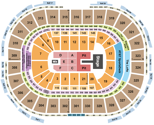 TD Garden Machine Gun Kelly Seating Chart